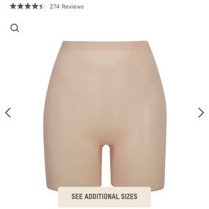 “SKIMS” clay extra small short low back shape wear. Never worn. Still has tag.